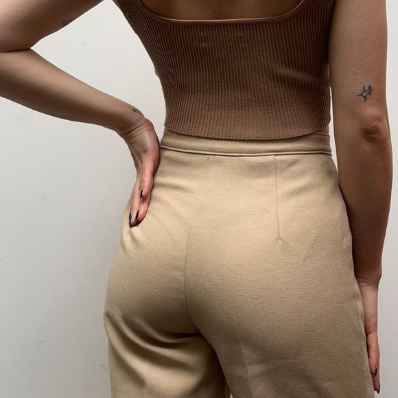 70s Camel Pants - Picture 2 of 2